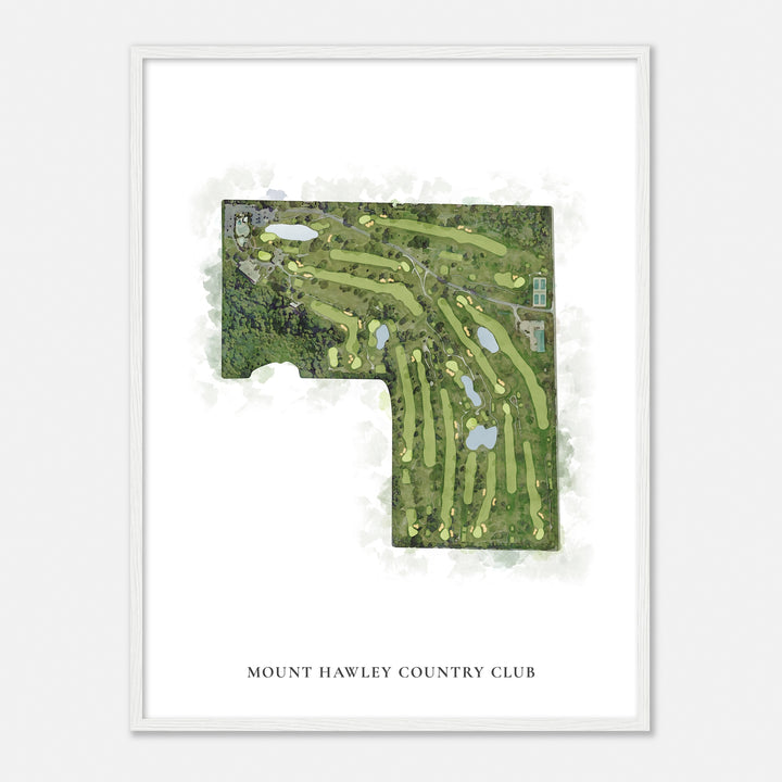 Print of Mount Hawley Country Club Classic Map