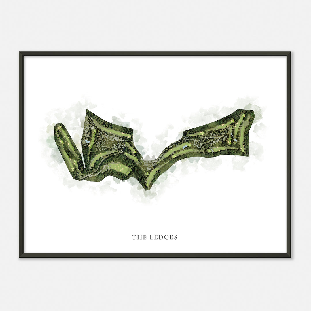 Print of The Ledges Classic Map