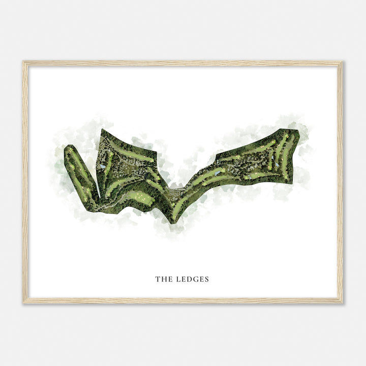Print of The Ledges Classic Map