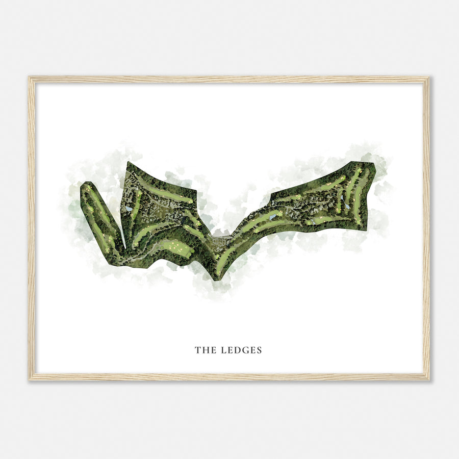 Print of The Ledges Classic Map