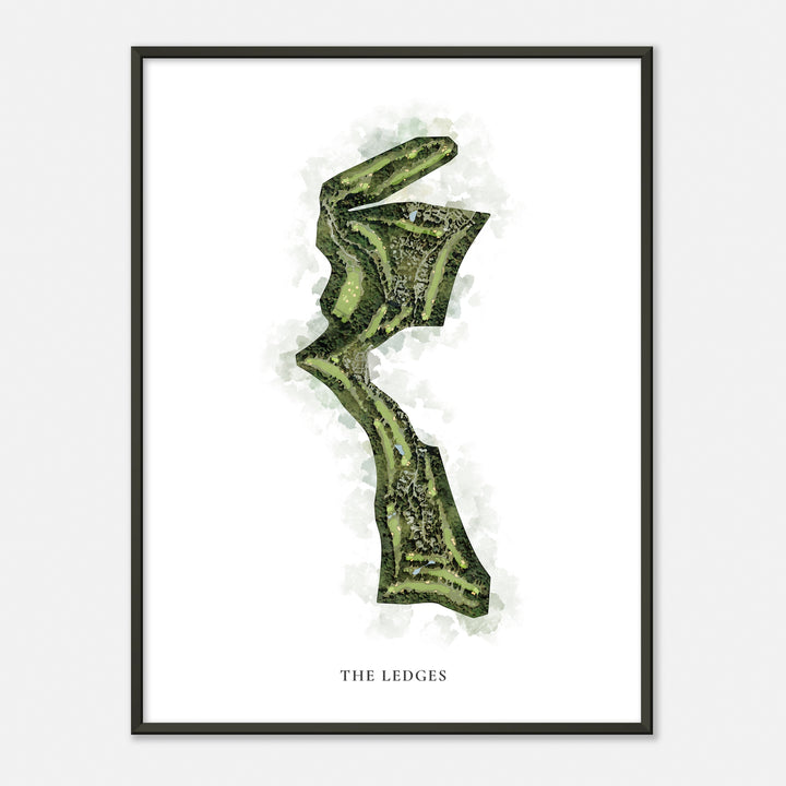 Print of The Ledges Classic Map