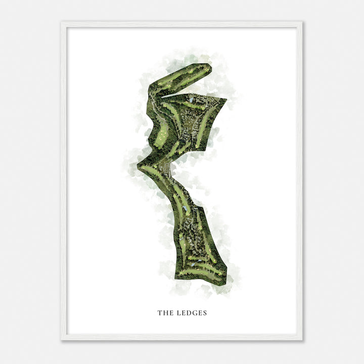 Print of The Ledges Classic Map