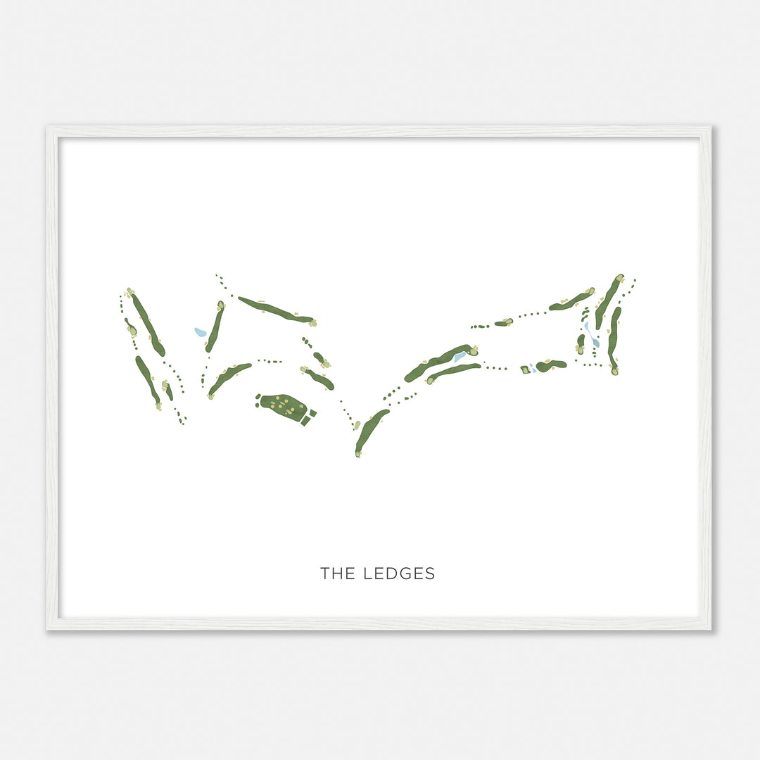 Print of The Ledges Modern Map