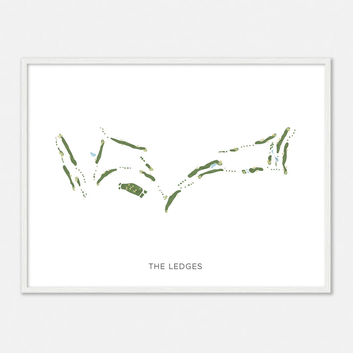 Print of The Ledges Modern Map