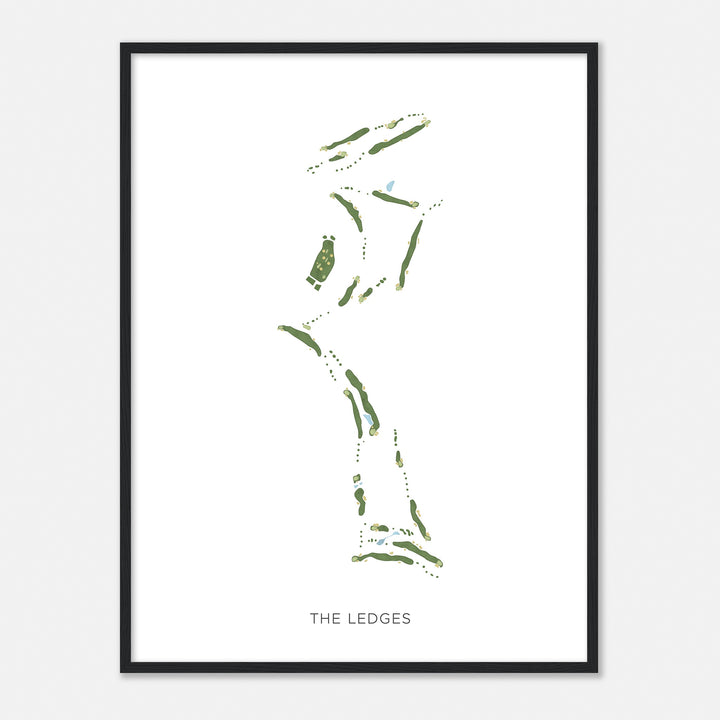 Print of The Ledges Modern Map