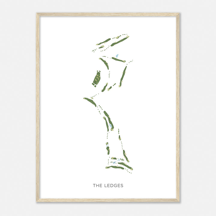 Print of The Ledges Modern Map