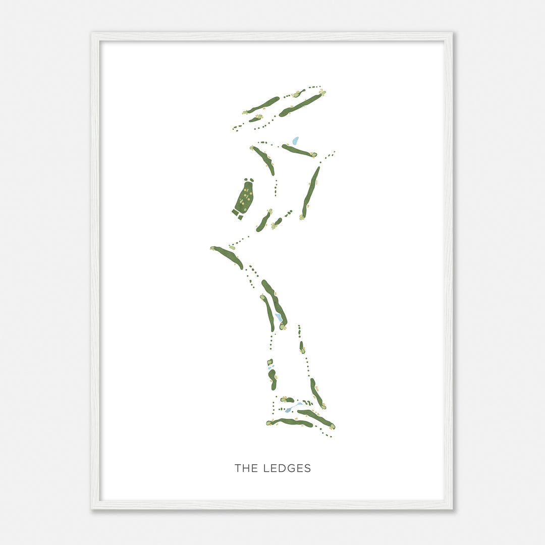 Print of The Ledges Modern Map
