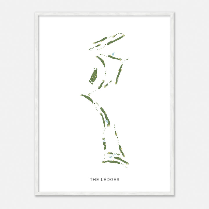 Print of The Ledges Modern Map