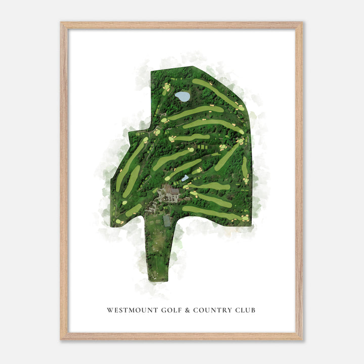 Print of Westmount Golf &amp; Country Club Classic Map