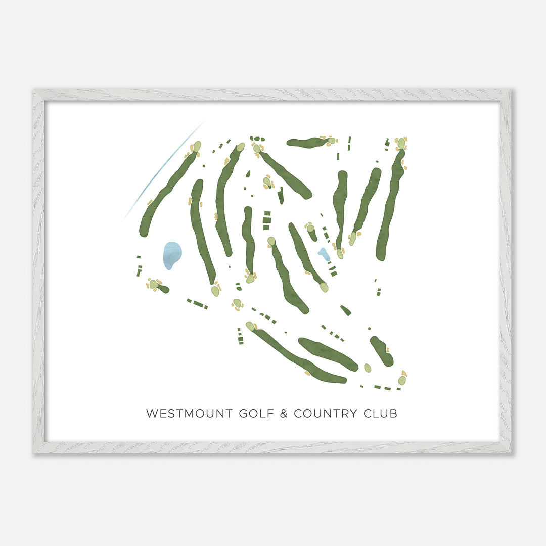 Print of Westmount Golf & Country Club Modern Map