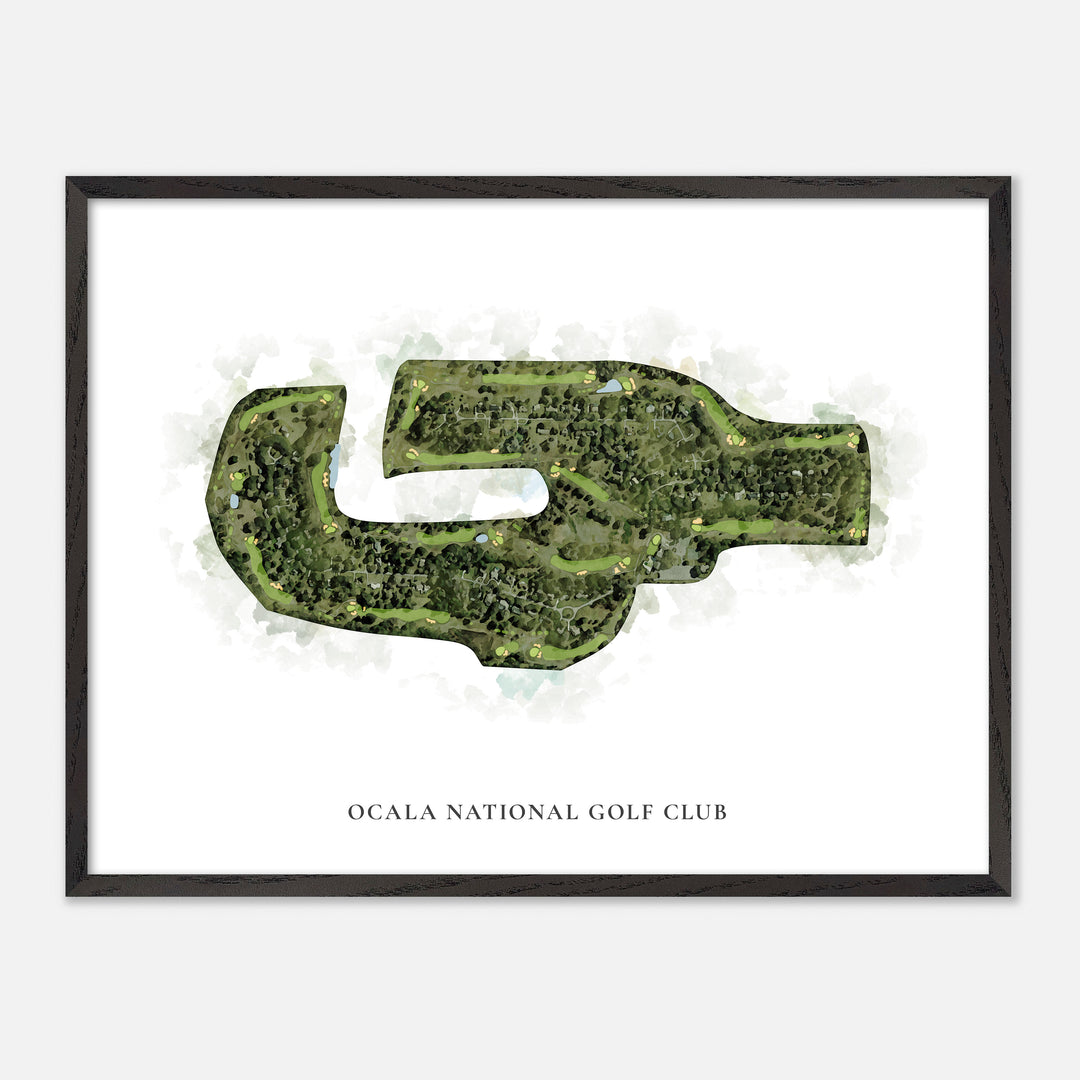 Print of Ocala National Golf Club Classic Map