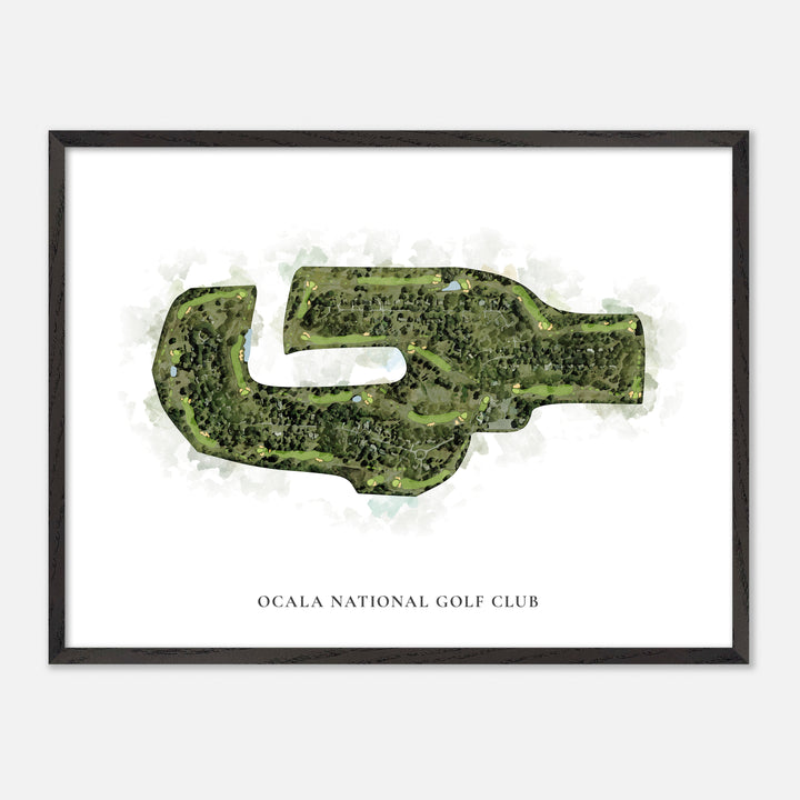 Print of Ocala National Golf Club Classic Map