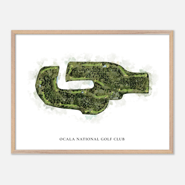 Print of Ocala National Golf Club Classic Map