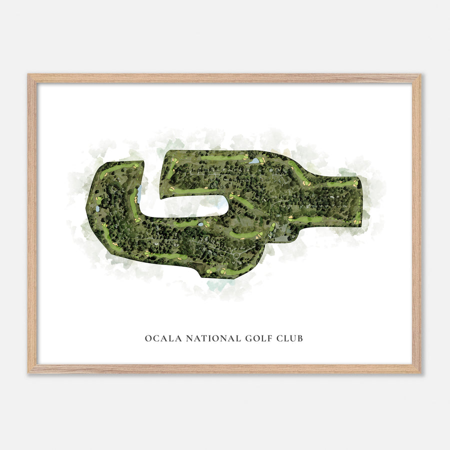 Print of Ocala National Golf Club Classic Map
