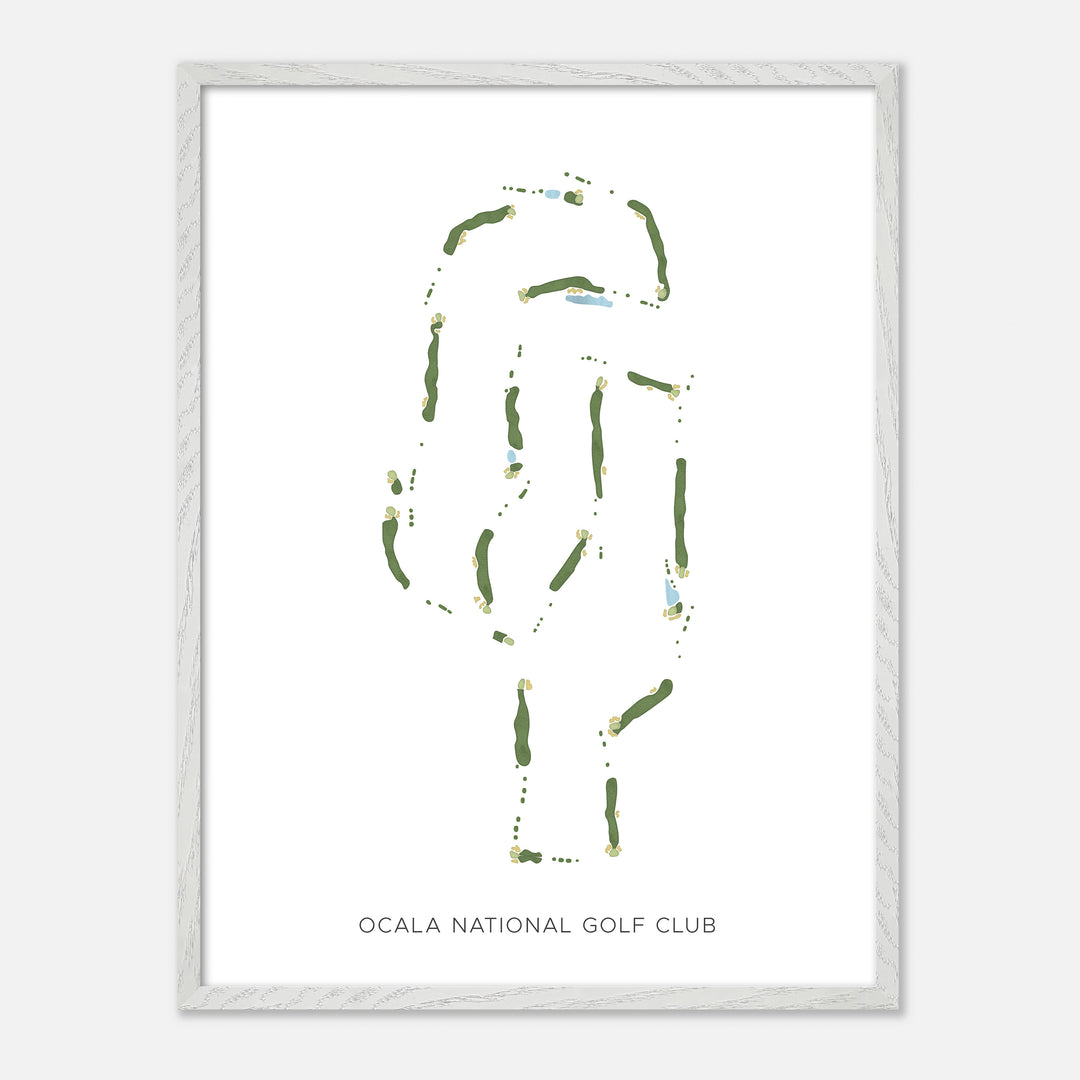 Print of Ocala National Golf Club Modern Map