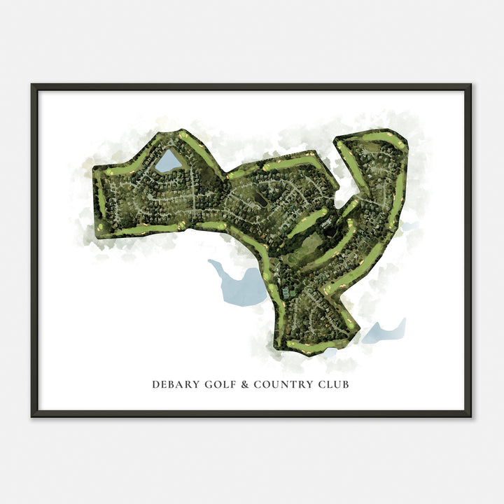 Print of Debary Golf & Country Club Classic Map