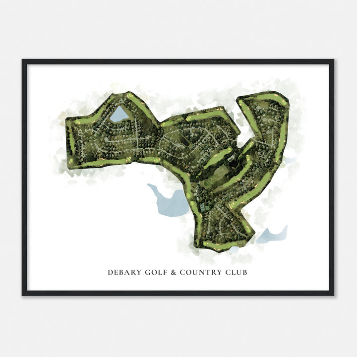 Print of Debary Golf & Country Club Classic Map