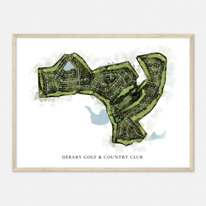 Print of Debary Golf & Country Club Classic Map