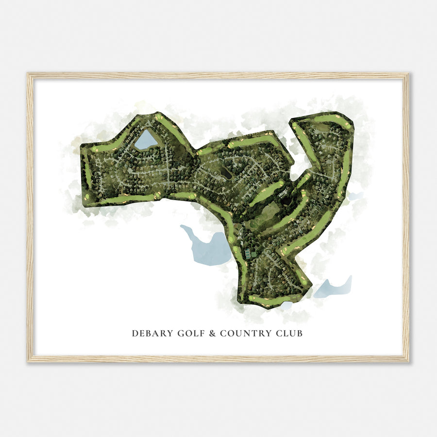 Print of Debary Golf & Country Club Classic Map