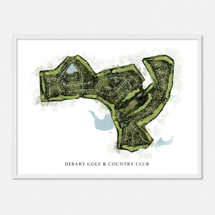 Print of Debary Golf & Country Club Classic Map