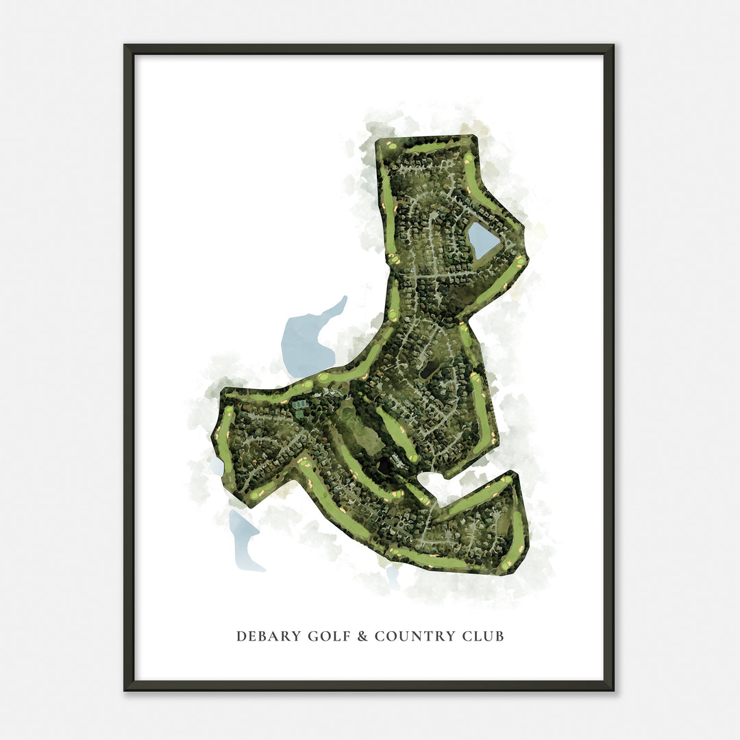 Print of Debary Golf & Country Club Classic Map