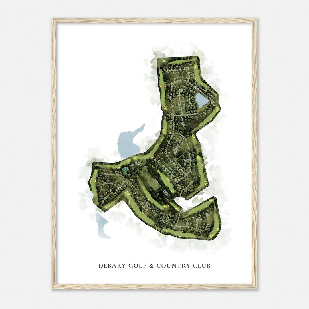 Print of Debary Golf & Country Club Classic Map