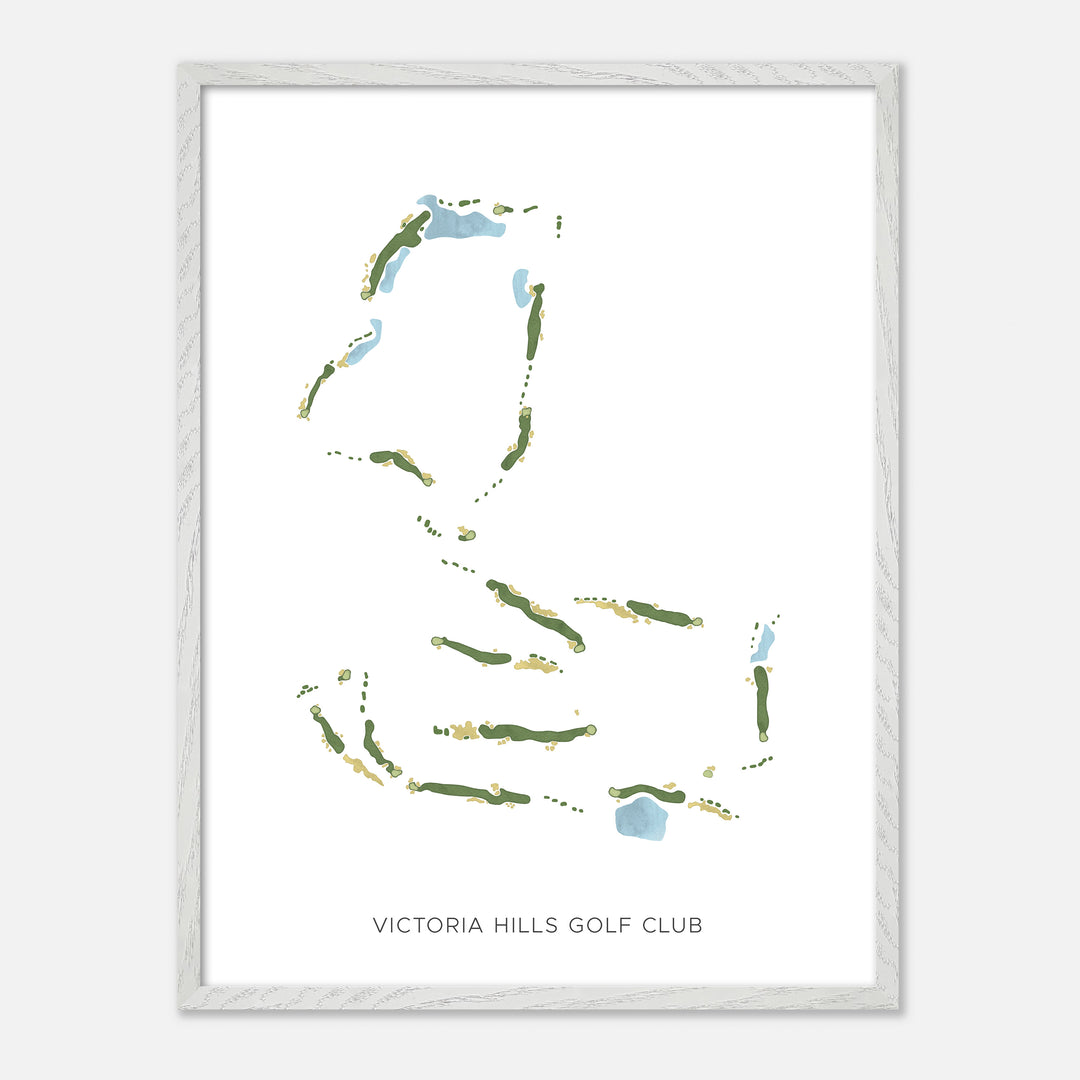 Print of Victoria Hills Golf Club Modern Map