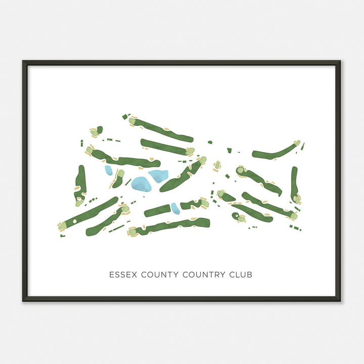Print of Essex County Country Club Modern Map
