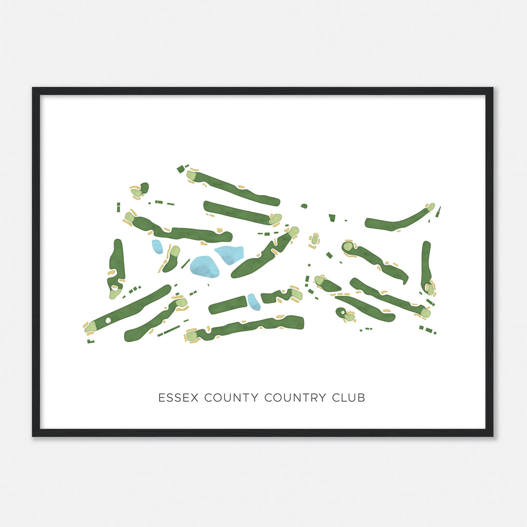 Print of Essex County Country Club Modern Map