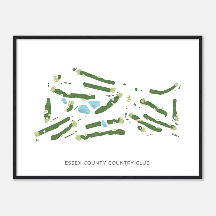 Print of Essex County Country Club Modern Map