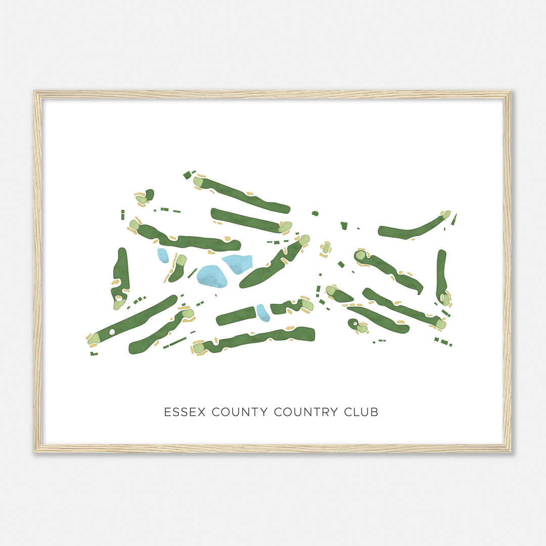 Print of Essex County Country Club Modern Map