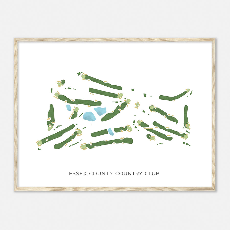 Print of Essex County Country Club Modern Map