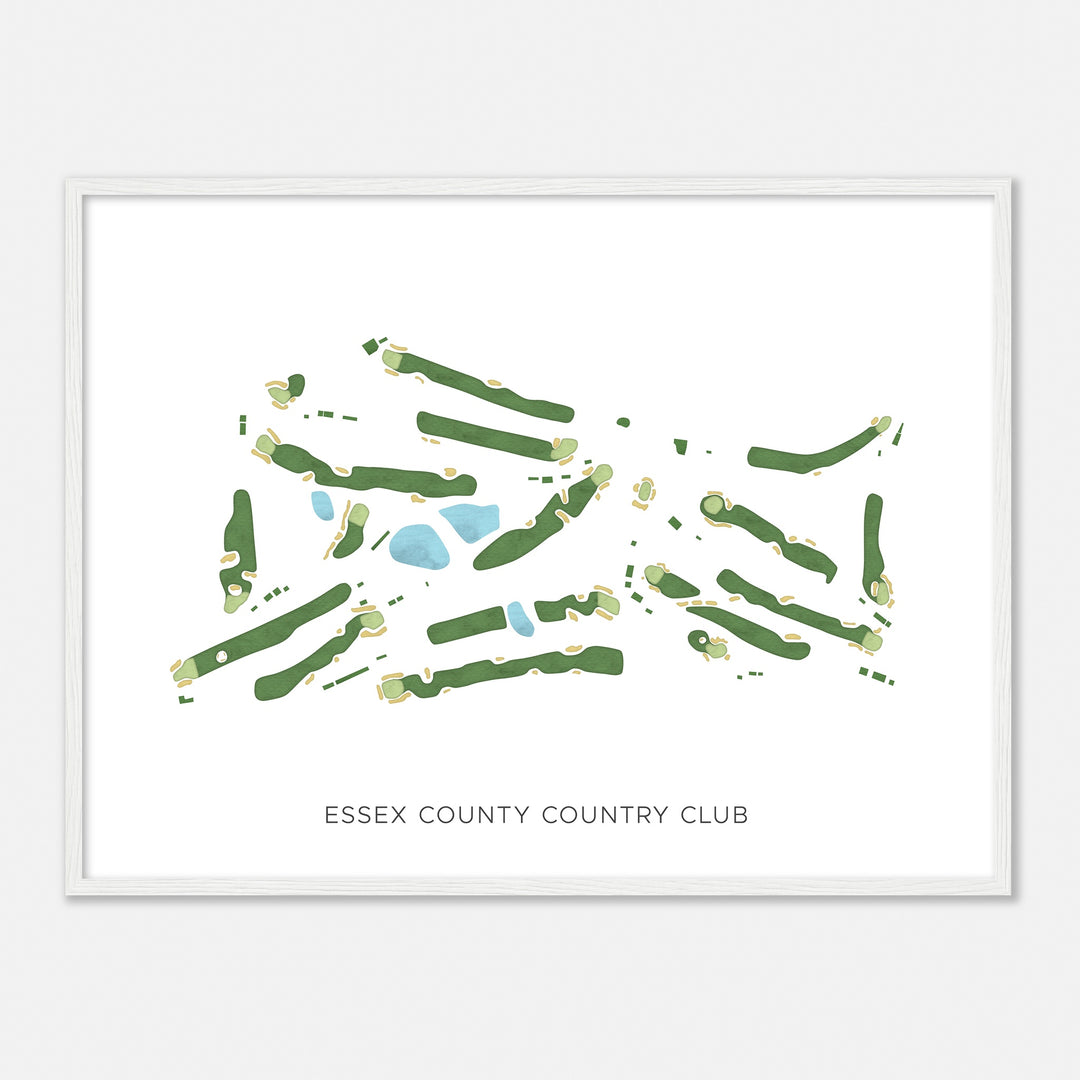 Print of Essex County Country Club Modern Map
