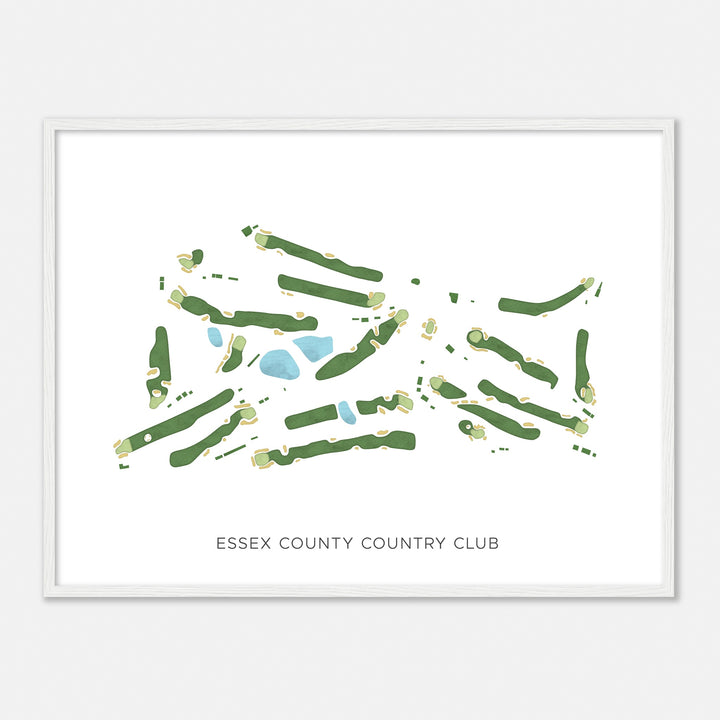 Print of Essex County Country Club Modern Map