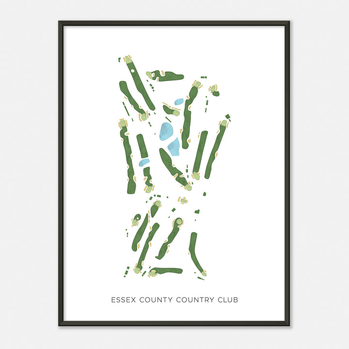 Print of Essex County Country Club Modern Map
