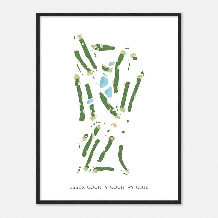 Print of Essex County Country Club Modern Map