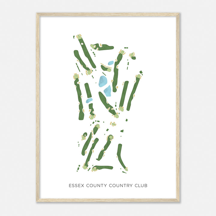 Print of Essex County Country Club Modern Map