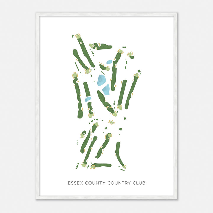 Print of Essex County Country Club Modern Map
