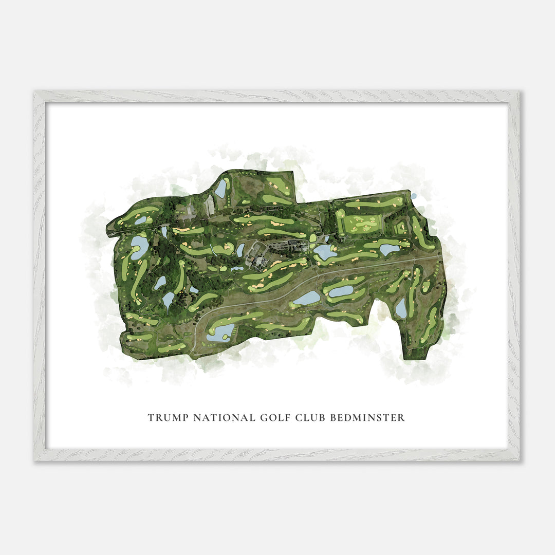 Print of Trump National Golf Club Bedminster Classic Map