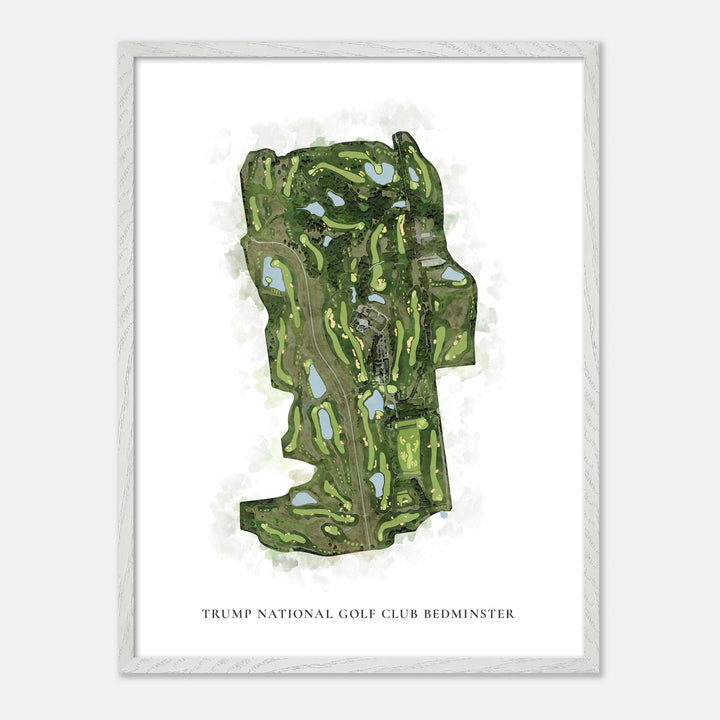 Print of Trump National Golf Club Bedminster Classic Map