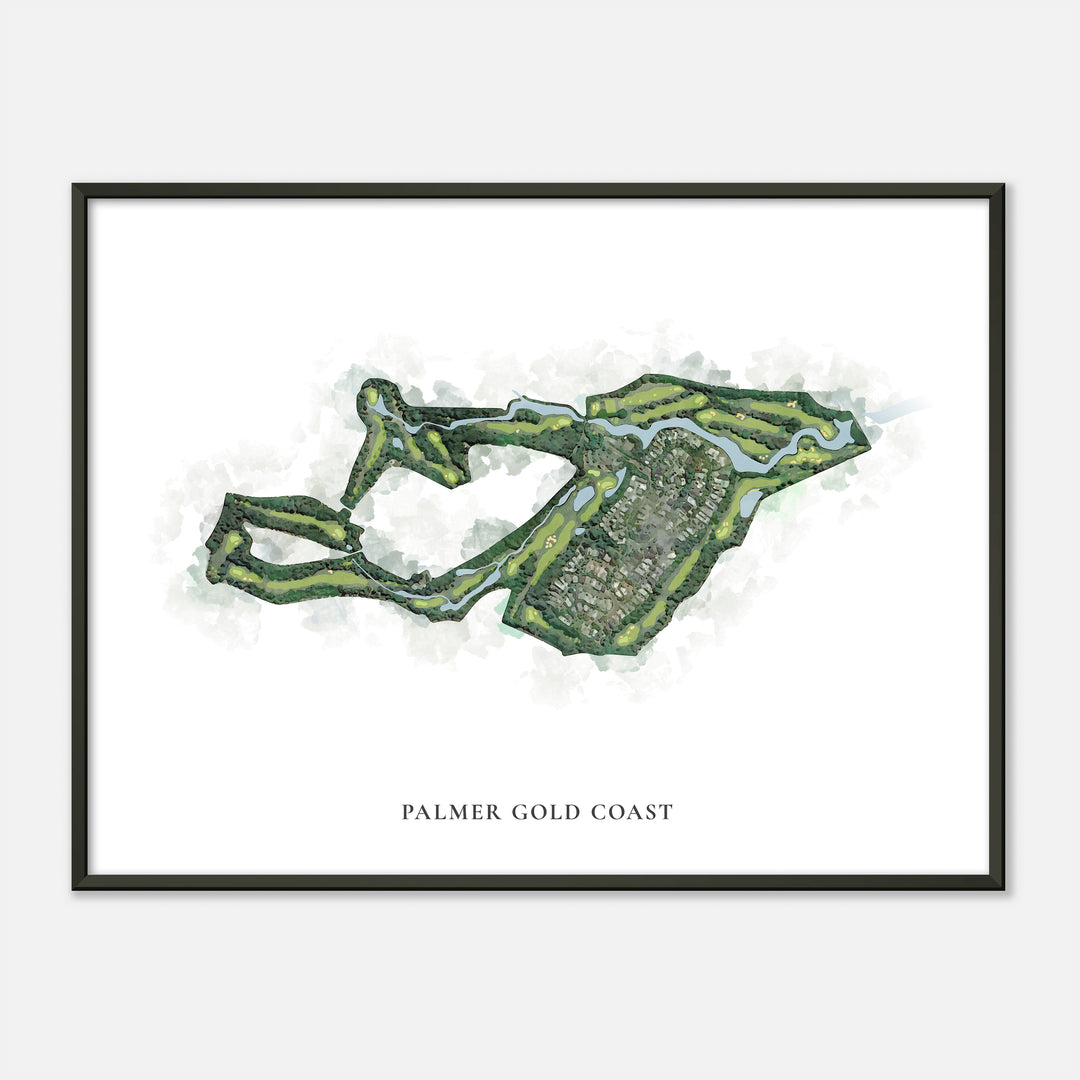 Print of Palmer Gold Coast Classic Map