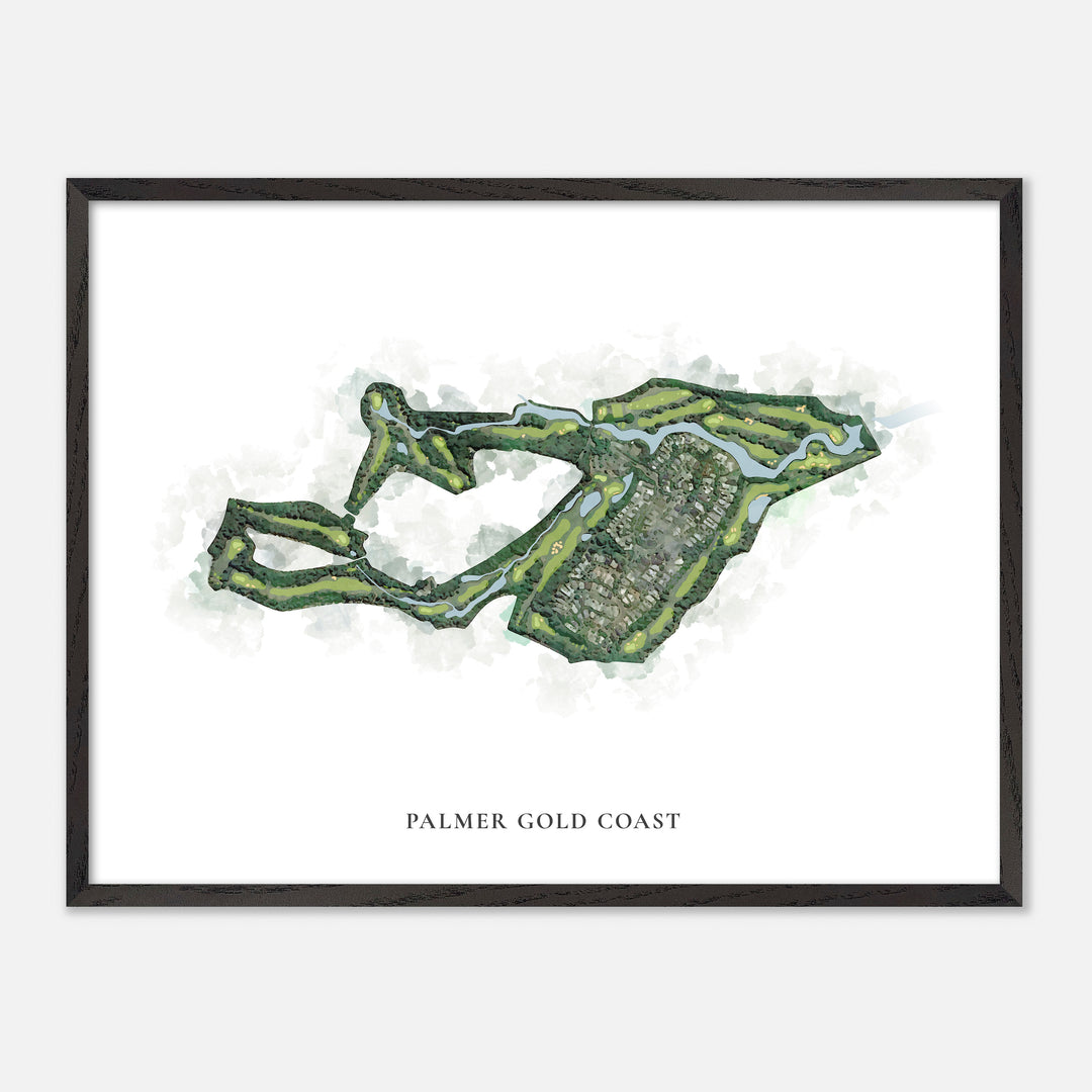 Print of Palmer Gold Coast Classic Map