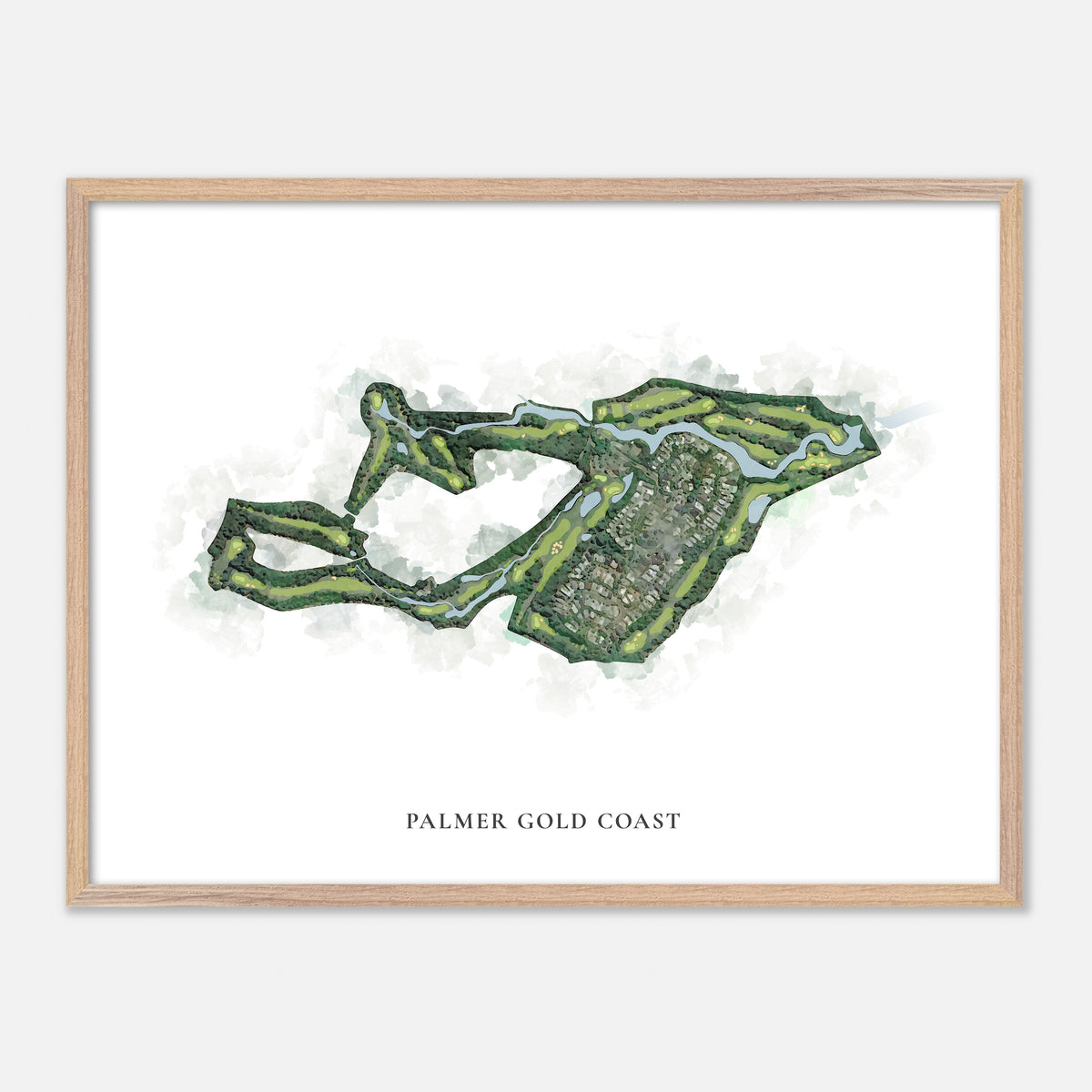 Print of Palmer Gold Coast Classic Map