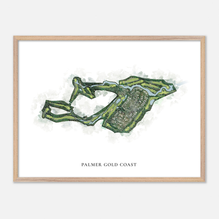 Print of Palmer Gold Coast Classic Map