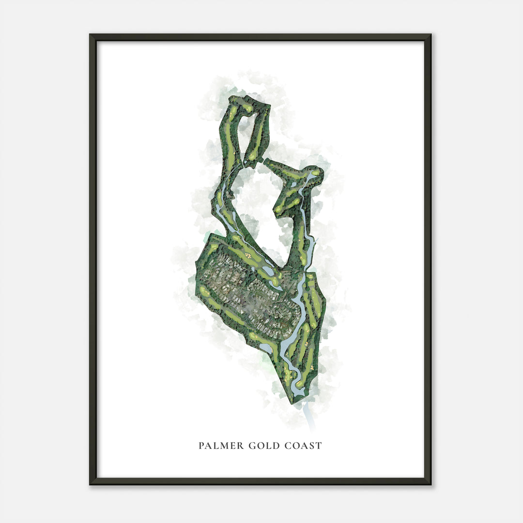 Print of Palmer Gold Coast Classic Map