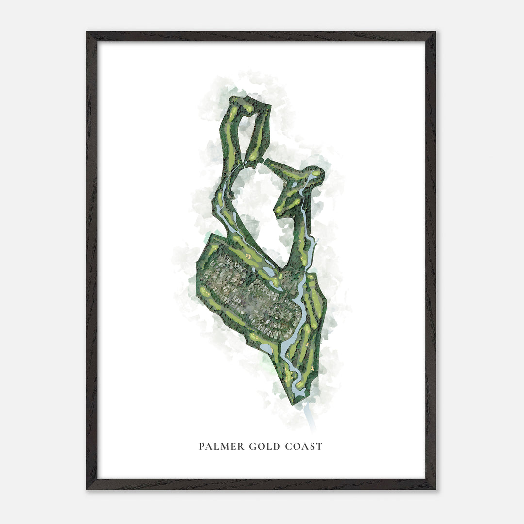 Print of Palmer Gold Coast Classic Map