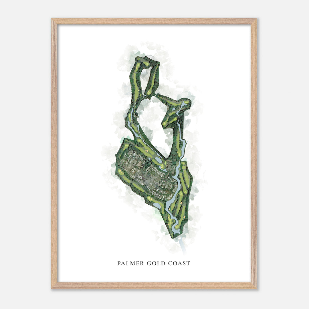 Print of Palmer Gold Coast Classic Map
