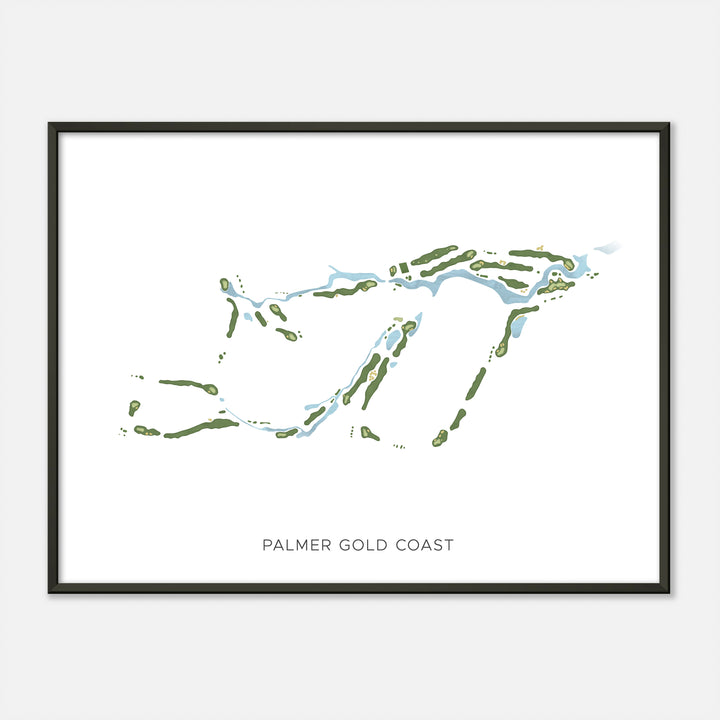 Print of Palmer Gold Coast Modern Map