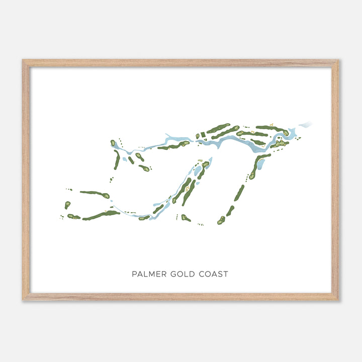 Print of Palmer Gold Coast Modern Map