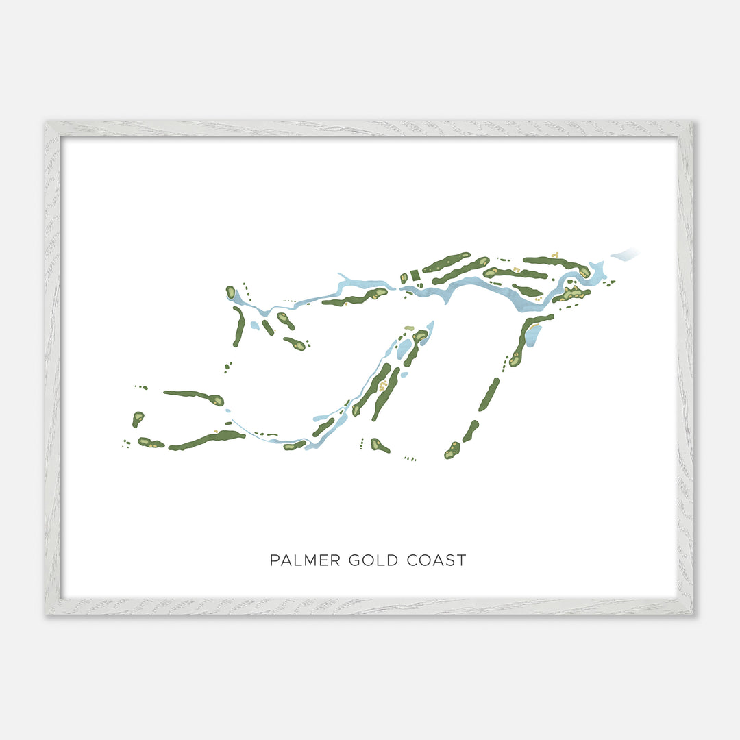 Print of Palmer Gold Coast Modern Map